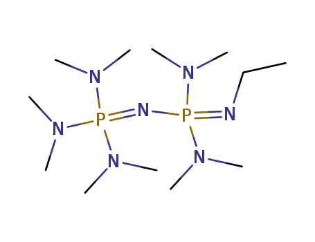 Molecular Structure of 165535-45-5 (1-ETHYL-2,2,4,4,4-PENTAKIS(DIMETHYLAMINO)-2LAMBDA5,4LAMBDA5-CATENADI(PHOSPHAZENE))
