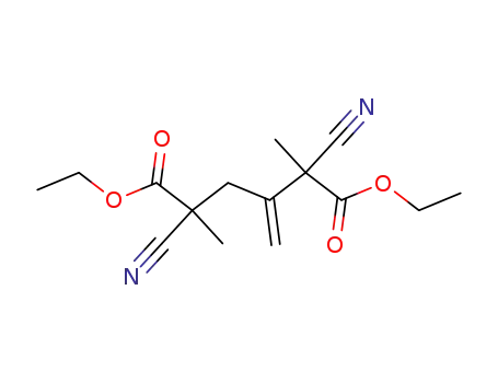 2,5-Dicyano-2,5-dimethyl-3-methylene-hexanedioic acid diethyl ester