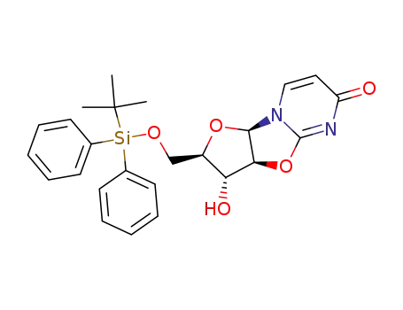 (2R,3R,3aS)-2-{[(tert-butyldiphenylsilyl)oxy]methyl}3-hydroxy-2,3,3a,9a-tetrahydro-6H-furo[2’,3’:4,5]oxazole[3,2a]-pyrimidin-6-one