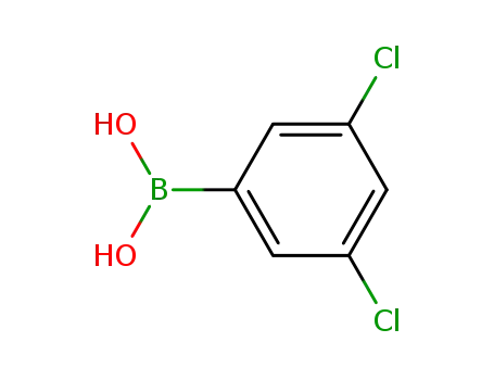 Molecular Structure of 67492-50-6 (3,5-Dichlorophenylboronic acid)