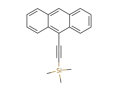 Molecular Structure of 104784-61-4 (Silane, (9-anthracenylethynyl)trimethyl-)