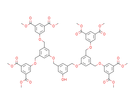 3,5-bis-[3,5-3,5-(dimethoxycarbonylphenoxymethyl)phenoxymethyl]phenol