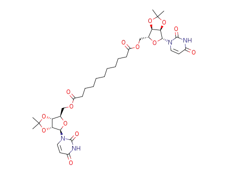 Undecanedioic acid bis-[(3aR,4R,6R,6aR)-6-(2,4-dioxo-3,4-dihydro-2H-pyrimidin-1-yl)-2,2-dimethyl-tetrahydro-furo[3,4-d][1,3]dioxol-4-ylmethyl] ester