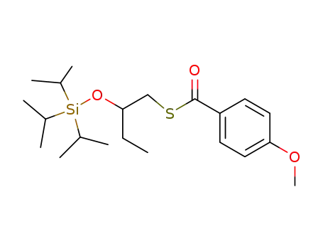 4-Methoxy-thiobenzoic acid S-(2-triisopropylsilanyloxy-butyl) ester