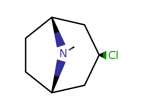 8-Azabicyclo(3.2.1)octane, 3-chloro-8-methyl-, exo-