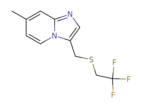 7-methyl-3-(2,2,2-trifluoro-ethylsulfanylmethyl)-imidazo[1,2-a]pyridine