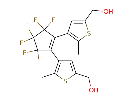 1-[(2-methyl-5-methylenehydroxy-3-thienyl)]-2-[(2-methyl-5-methylenehydroxy-3-thienyl)]perfluorocyclopentene