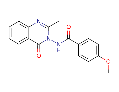 Benzamide, 4-methoxy-N-(2-methyl-4-oxo-3(4H)-quinazolinyl)-