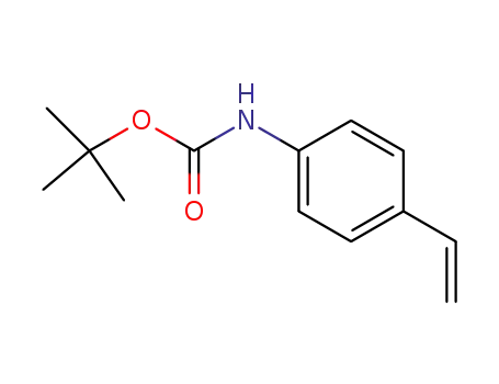 Molecular Structure of 57295-14-4 (Carbamic acid, (4-ethenylphenyl)-, 1,1-dimethylethyl ester)