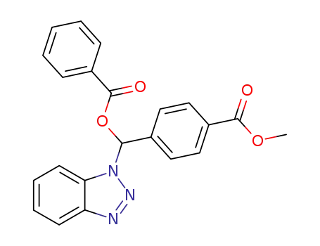 methyl 4-<1H-1,2,3-benzotriazol-1-yl(benzoyloxy)methyl> benzoate