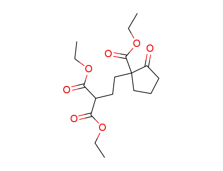 2-[2-(1-ethoxycarbonyl-2-oxo-cyclopentyl)-ethyl]-malonic acid diethyl ester