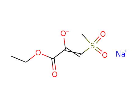 sodium 3-ethoxy-1-(methylsulfonyl)-3-oxoprop-1-en-2-olate