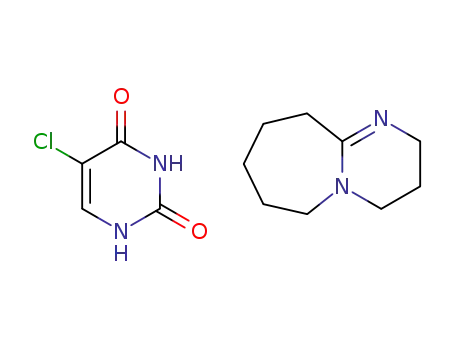 2,3,4,6,7,8,9,10-octahydro-pyrimido[1,2-a]azepine; compound with 5-chloro-1H-pyrimidine-2,4-dione