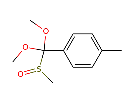 1-(methanesulfinyl-dimethoxy-methyl)-4-methyl-benzene