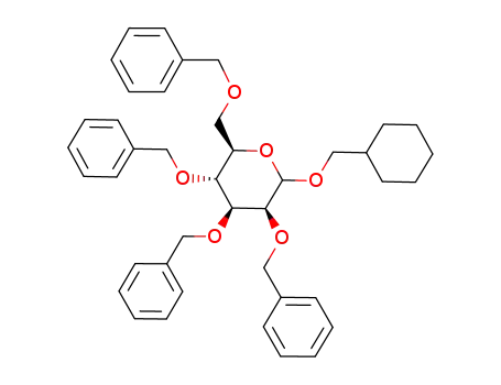 (2R,3R,4S,5S)-3,4,5-Tris-benzyloxy-2-benzyloxymethyl-6-cyclohexylmethoxy-tetrahydro-pyran
