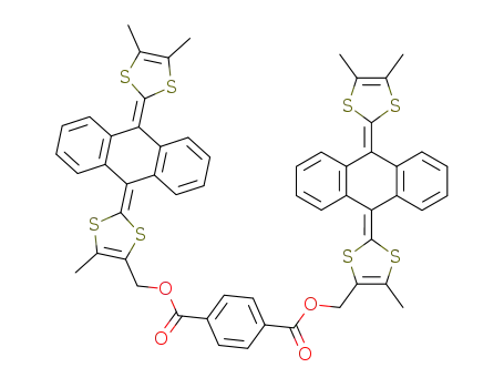 terephthalic acid bis-{2-[10-(4,5-dimethyl-[1,3]dithiol-2-ylidene)-10H-anthracen-9-ylidene]-5-methyl-[1,3]dithiol-4-ylmethyl} ester
