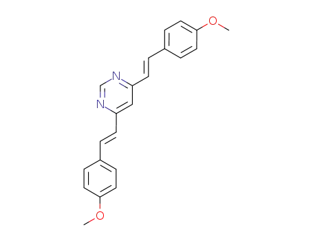 4,6-bis[2-(4-methoxyphenyl)ethenyl]pyrimidine