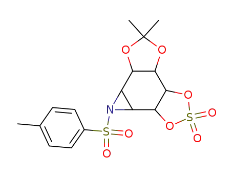 (1aR,1bS,4aS,4bR,7aS,7bS)-3,3-Dimethyl-1-(toluene-4-sulfonyl)-hexahydro-2,4,5,7-tetraoxa-6-thia-1-aza-cyclopropa[e]-as-indacene 6,6-dioxide