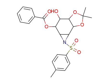 Benzoic acid (1aS,2R,3S,3aR,6aS,6bR)-3-hydroxy-5,5-dimethyl-1-(toluene-4-sulfonyl)-hexahydro-4,6-dioxa-1-aza-cyclopropa[e]inden-2-yl ester