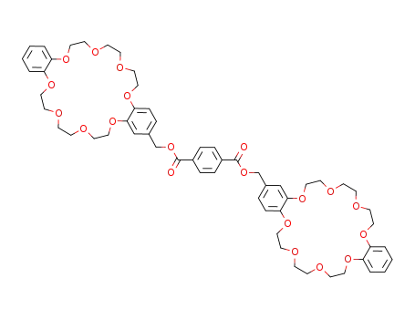 terephthalic acid bis-(2,5,8,11,18,21,24,27-octaoxa-tricyclo[26.4.0.012,17]dotriaconta-1(32),12,14,16,28,30-hexaen-14-ylmethyl) ester