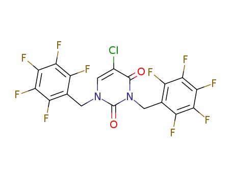 N1,N3-bis(pentafluorobenzyl)-5-chlorouracil