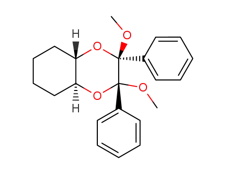 (2R,3R,4aS,8aS)-2,3-Dimethoxy-2,3-diphenyl-octahydro-benzo[1,4]dioxine
