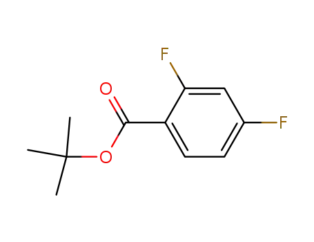 Molecular Structure of 500353-15-1 (2,4-Difluoro-benzoic acid tert-butyl ester)