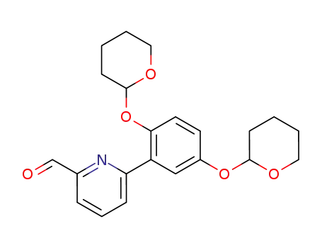 6-[2',5'-bis(tetrahydropyranyloxy)phenyl]-2-pyridylcarboxaldehyde