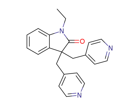 N-ethyl-3,3-di(4-pyridylmethyl)-2-indolinone