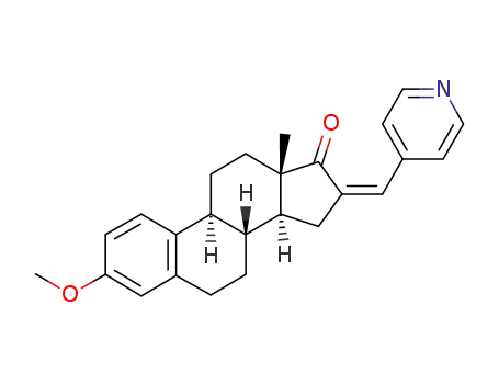 3-methoxy-16-(4-pyridylmethylene)-1,3,5(10)-estratrien-17-one