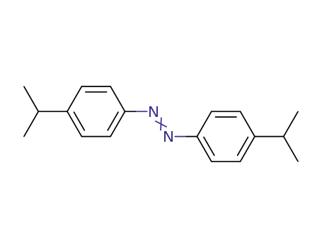 Molecular Structure of 15887-26-0 ((E)-bis[4-(propan-2-yl)phenyl]diazene)