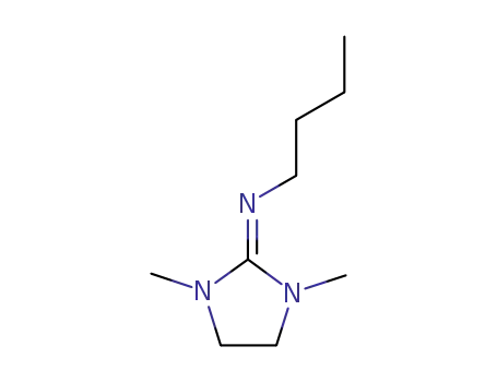 Molecular Structure of 674334-34-0 (1-Butanamine, N-(1,3-dimethyl-2-imidazolidinylidene)-)