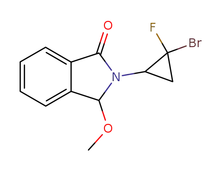 2-(2-bromo-2-fluoro-cyclopropyl)-3-methoxy-2,3-dihydro-isoindol-1-one
