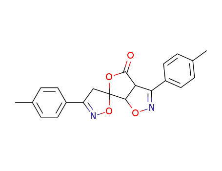 3,3'-bis(p-tolyl)-3a,6a-dihydro-4-oxospiro[isoxazolino-5',6-isoxazolo[3,4-c]furanone]