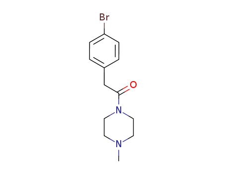 1-Bromo-4-(4-methylpiperazinocarbonylmethyl)benzene