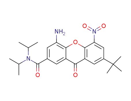 4-amino-7-tert-butyl-N,N-diisopropyl-5-nitro-9-oxo-9H-xanthene-2-carboxamide