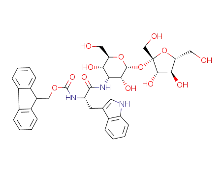 3-deoxy-3-(N-Fmoc-L-tryptophanamido)-α-D-allopyranosyl β-D-fructofuranoside