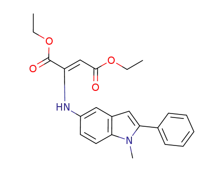 diethyl (5-amino-1-methyl-2-phenyl-1H-indolyl)fumarate