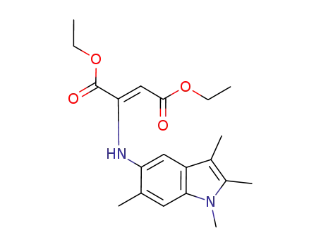 diethyl (5-amino-1,2,3,6-tetramethyl-1H-indolyl)fumarate