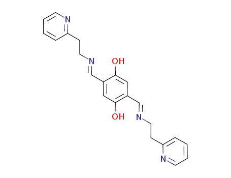 2,5-bis-[(2-pyridin-2-yl-ethylimino)-methyl]-benzene-1,4-diol