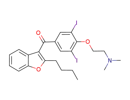 (2-butyl-benzofuran-3-yl)-[4-(2-dimethylamino-ethoxy)-3,5-diiodo-phenyl]-methanone