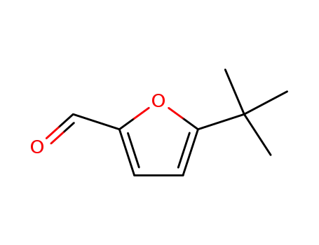 Molecular Structure of 64122-20-9 (2-Furancarboxaldehyde, 5-(1,1-dimethylethyl)-)