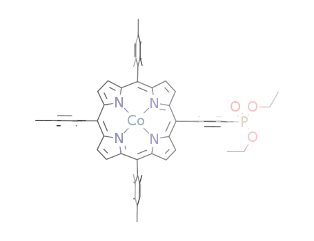 Co(II)-5-[4-(diethoxyphosphorylmethyl)phenyl]-10,15,20-trimesitylporphyrin