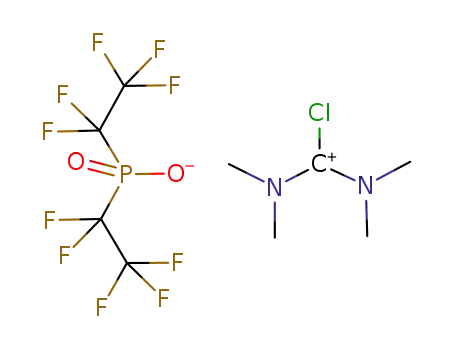 bis(dimethylamino)chlorocarbenium bis(pentafluorethyl)phosphinate