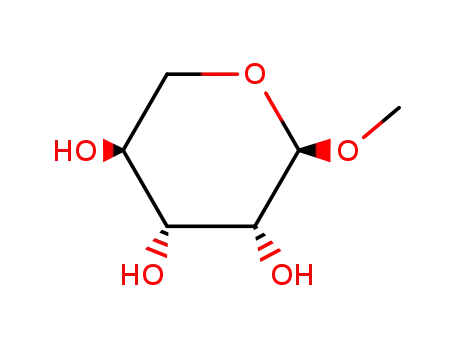 Molecular Structure of 36793-06-3 (2-methoxyoxane-3,4,5-triol)