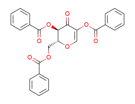(+)-(2R,3R)-3,5-Bis(benzoyloxy)-2-(benzoyloxymethyl)-2,3-dihydro-4H-pyran-4-one