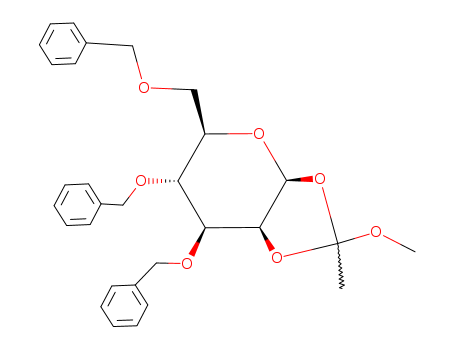 3,4,6-Tri-O-benzyl-beta-D-mannopyranose-1,2-(methyl orthoacetate)