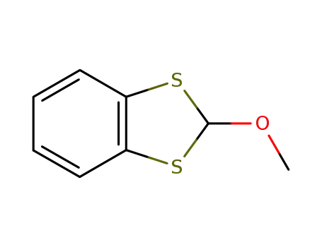 Molecular Structure of 53301-48-7 (1,3-Benzodithiole, 2-methoxy-)