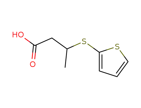 3-(Thiophen-2-ylthio)butanoic acid