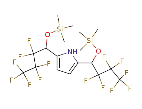 2,5-bis(2',2',3',3',4',4',4'-heptafluoro-1'-trimethylsilyloxybutyl)pyrrole